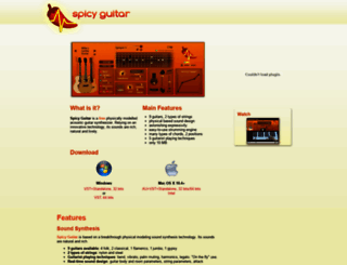 spicyguitar.com screenshot