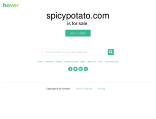 spicypotato.com screenshot