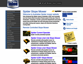 spider-mower.com.au screenshot