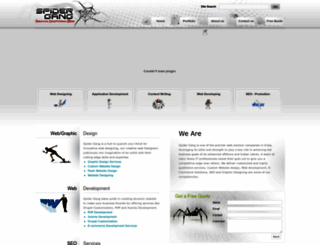 spidergang.com screenshot