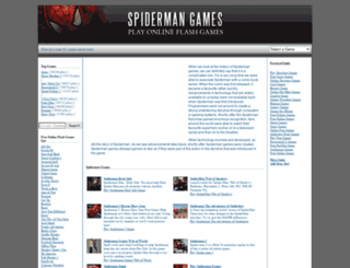 spidermangames.info screenshot