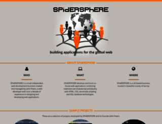 spidersphere.com screenshot