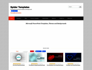 spidertemplates.com screenshot