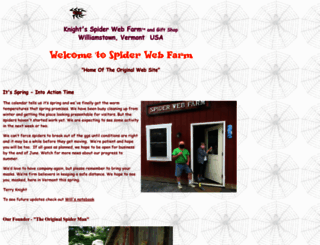 spiderwebfarm.com screenshot