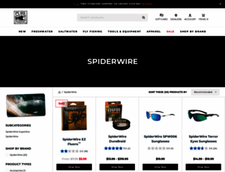 spiderwire.com screenshot