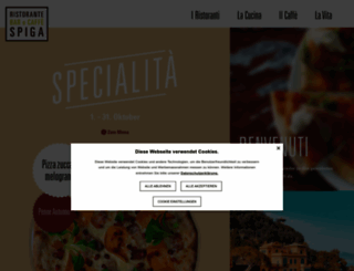 spiga-ristorante.ch screenshot