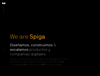 spiga.com.mx screenshot