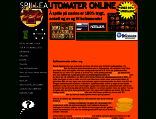 spilleautomateronline.org screenshot
