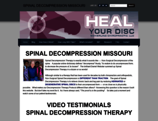 spinaldecompressionmissouri.com screenshot