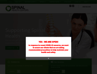 spinalhealthcenterrc.com screenshot