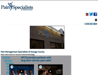 spinalpainspecialists.com screenshot