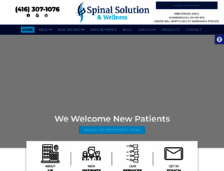 spinalsolution.ca screenshot