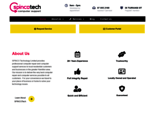 spincotech.co.nz screenshot
