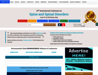 spine.neurologyconference.com screenshot