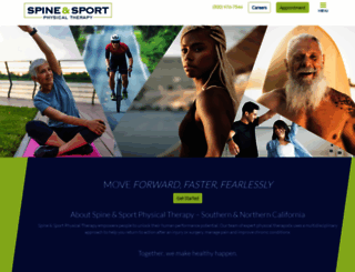 spineandsport.com screenshot