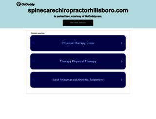 spinecarechiropractorhillsboro.com screenshot