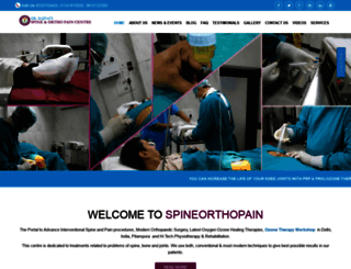 spineorthopain.com screenshot