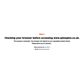 spineplus.co.uk screenshot