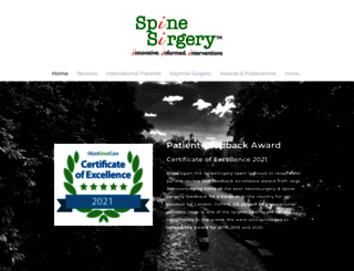 spinesirgery.com screenshot