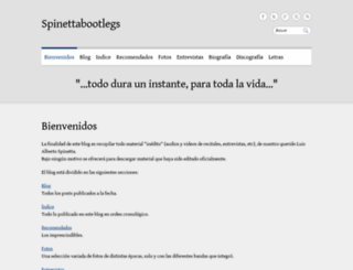spinettabootlegs.blogspot.com.ar screenshot