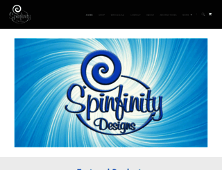 spinfinitydesigns.com screenshot