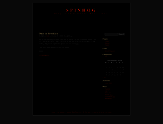 spinhog.wordpress.com screenshot