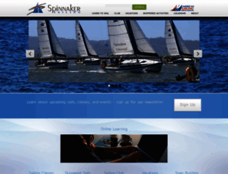 spinnakersailing.com screenshot