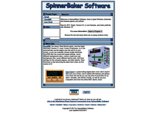 spinnerbaker.com screenshot