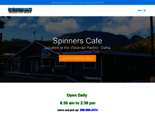 spinnerscafe.com screenshot