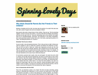 spinninglovelydays.com screenshot