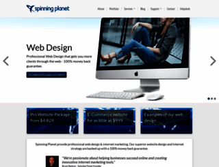 spinningplanet.co.nz screenshot
