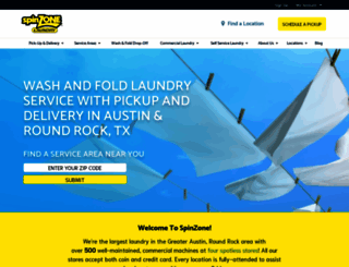 spinzonelaundry.com screenshot