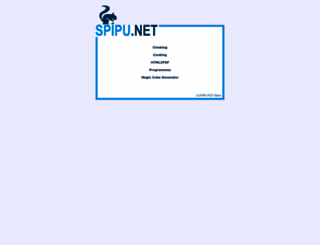 spipu.net screenshot