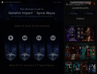 spiral-abyss.appsample.com screenshot