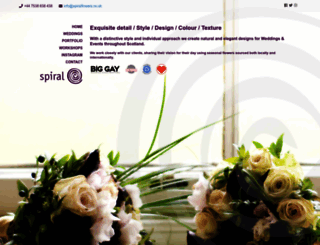 spiralflowers.co.uk screenshot