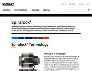 spiralock.com screenshot