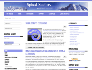 spiraltemplates.co.uk screenshot