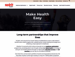 spirit-healthcare.co.uk screenshot