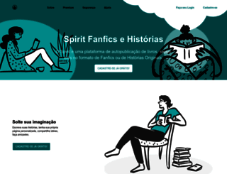spiritfanfics.com.br screenshot