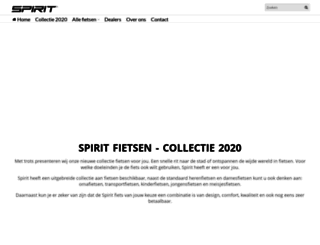spiritfietsen.nl screenshot