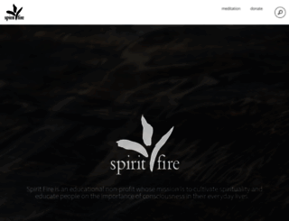 spiritfireretreatcenter.com screenshot