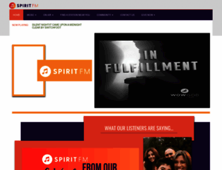 spiritfm.org screenshot