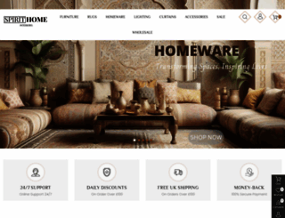 spirithomeinteriors.com screenshot