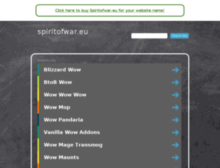 spiritofwar.eu screenshot