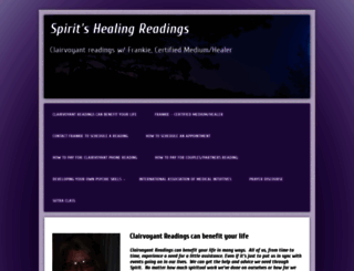 spirits-healing-readings.com screenshot