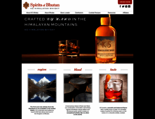 spiritsofbhutan.com screenshot