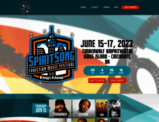 spiritsongfest.com screenshot