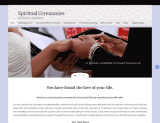 spiritual-ceremonies.com screenshot