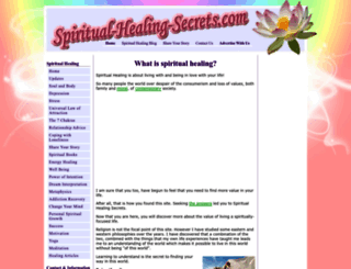 spiritual-healing-secrets.com screenshot