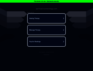 spiritual-numerology.com screenshot